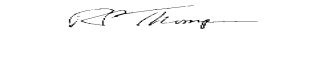 Rick Thompson sigature